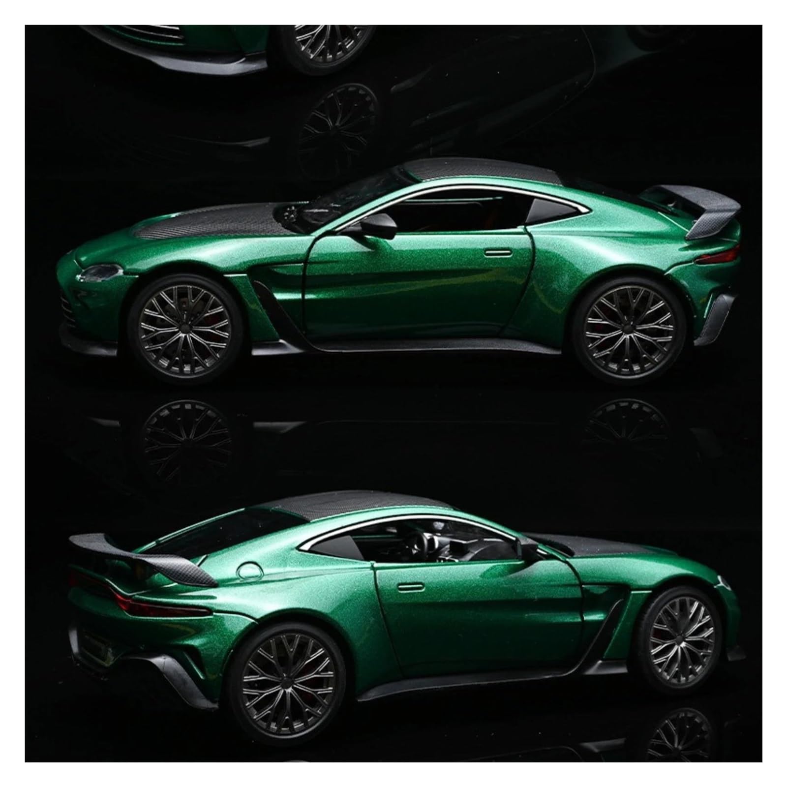 ONAIC Maßstabsmodelle Modellauto 1:24 Für Aston Für Martin V12 Für Vantage Sportwagenmodell Aus Metallguss Sammlerauto(A)