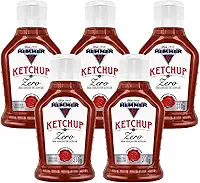 Ketchup Tradicional Zero Adição Açúcar 310g Hemmer (5 X 310g)