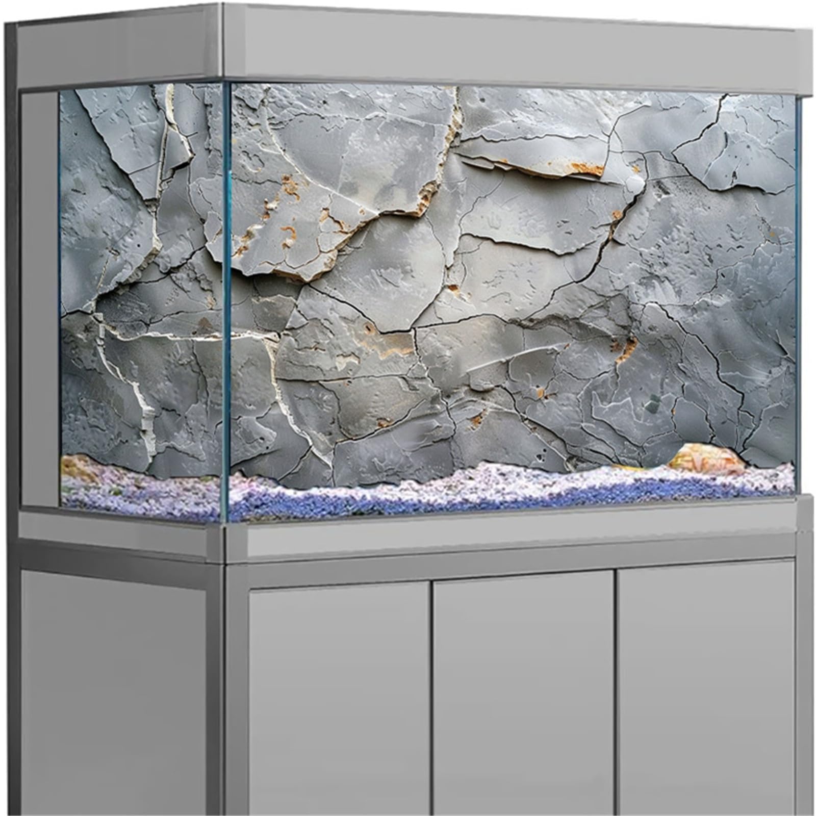 Aquarium Folie Rückwand 3D-Aquarium-Hintergrundaufkleber