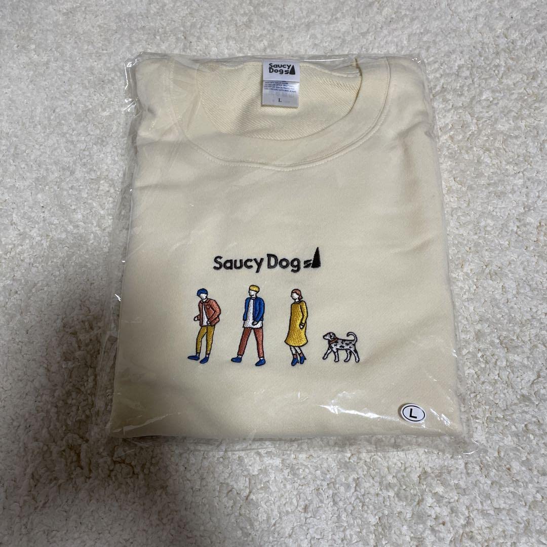 saucy dog トレーナー　スウェット サウシー トレーナー Saucy Dog スウェット - メルカリ