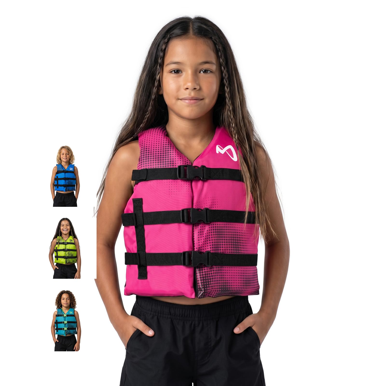 Mesle Gilet de Natation Enfant Sportsman Junior 50N Tailles 30-40 kg pour Sup, Piscine