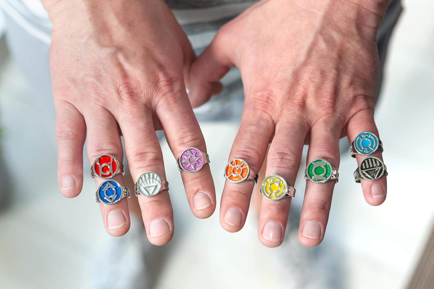 SalesOne LLC DC Comics Green Lantern Power Rings Emotional Spectrum ...