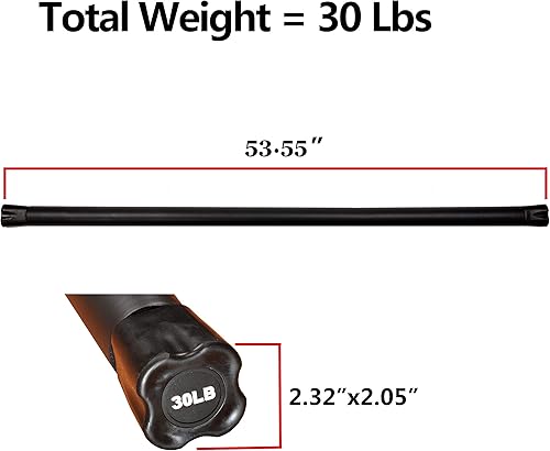 Miniatura 10 de Signature Fitness Barra ponderada de entrenamiento corporal total Barra de entrenamiento con peso