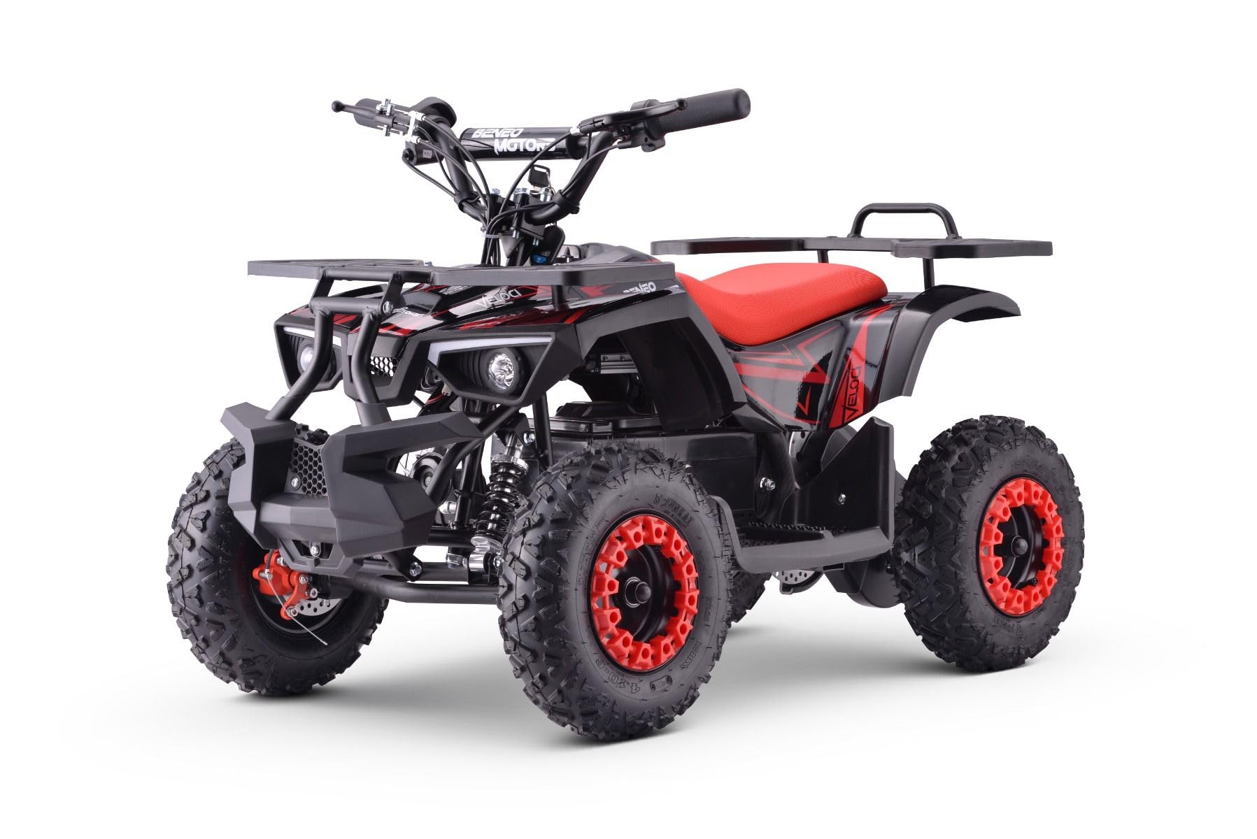 ATV - Mini-Quad pour Enfants Veloci Rouge - 800W 36V à partir de 3 ans