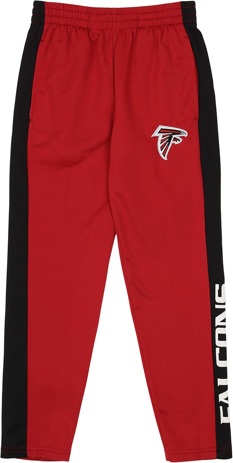 Outerstuff NFL Youth Boys (8-20) Side Stripe Slim Fit Performance Pant, Team Variation - Image 2