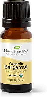 Plant Therapy Organic Bergamot Essential Oil 10 mL (1/3 oz) 100% Pure, Undiluted, Therapeutic Grade