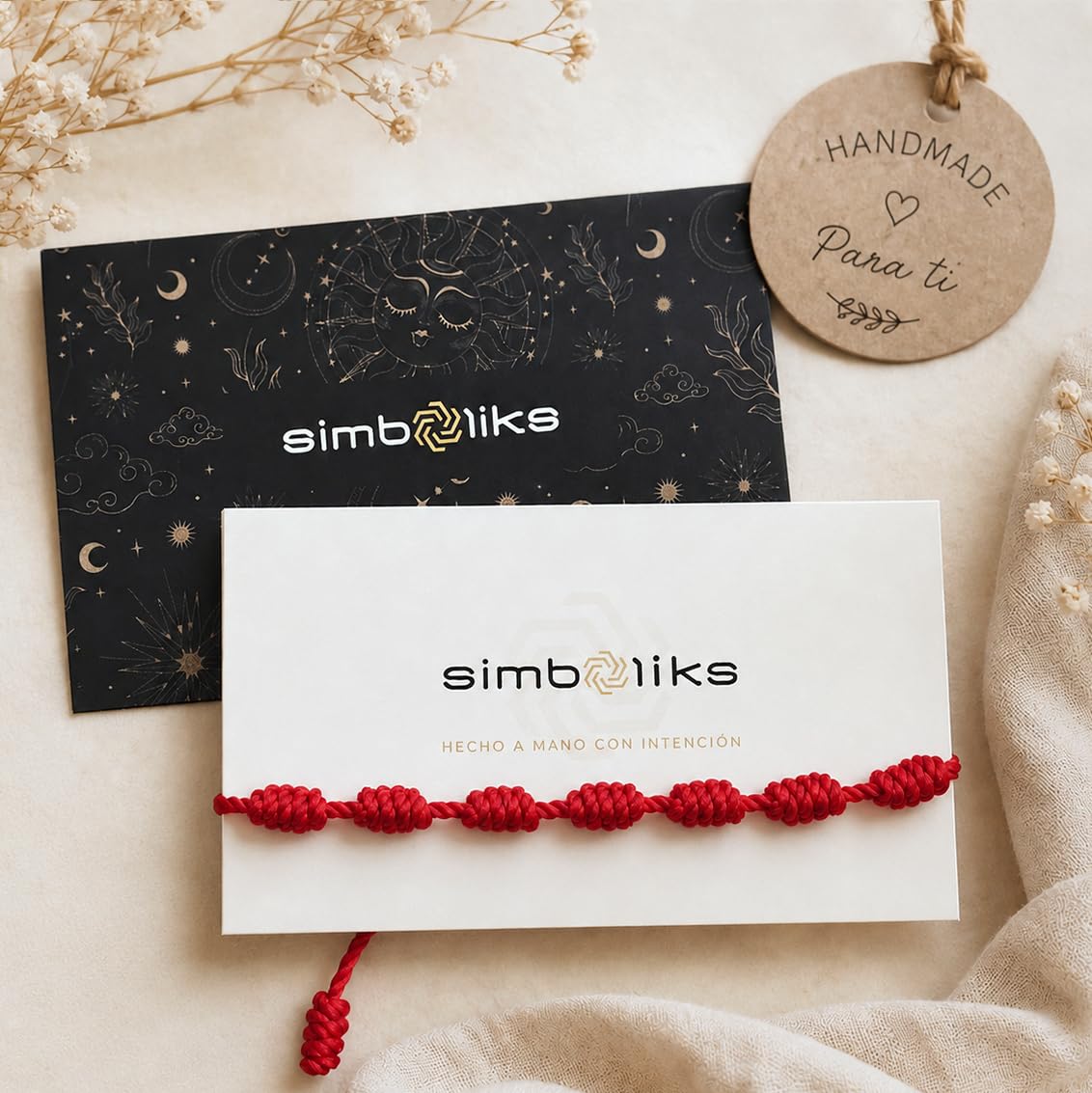 Simboliks Colgante Triple Protección con Tetragrammaton, Nudo de Bruja y Medalla de San Benito, Amuleto contra Mal de Ojo, Hechizos y Energías Negativas, Acero Inoxidable Esotérico Unisex