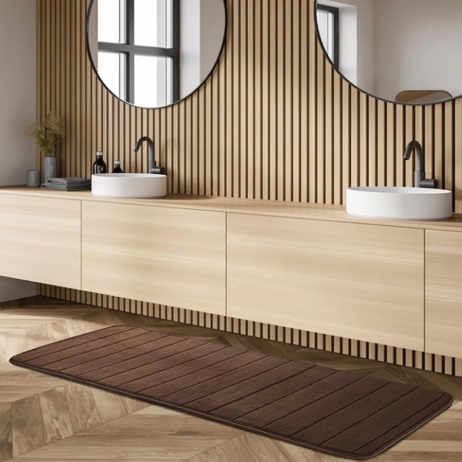 Tappeto Bagno Tappetino da bagno assorbente rettangolare