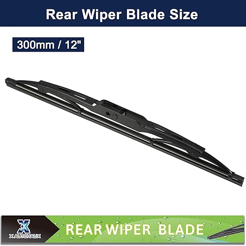 Miniatura 2 de X AUTOHAUX Limpiaparabrisas trasero de 12 pulgadas para Chevrolet Equinox 2010-2016 para Cadillac SRX 2010-2016 para Cadillac XT5 2016-2020 para
