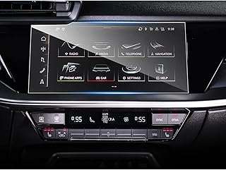 SHAOHAO Compatible with Audi A3 8Y 2021 2022 2023 2024 2025 Car Navigation Screen Protector 10.1 Inch GPS Anti-Scratch 9H …