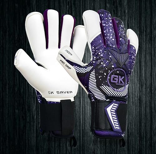 Miniatura 2 de GK Saver Guantes de portero de fútbol Modesty MD04 Hybrid Pro Professional - Guantes de portero talla 6 a 11 guantes extraíbles para guardar dedos