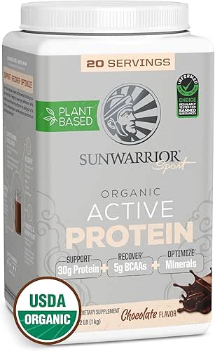 Sunwarrior Organic Plant Based Protein Powder | Vegan Organic Protein