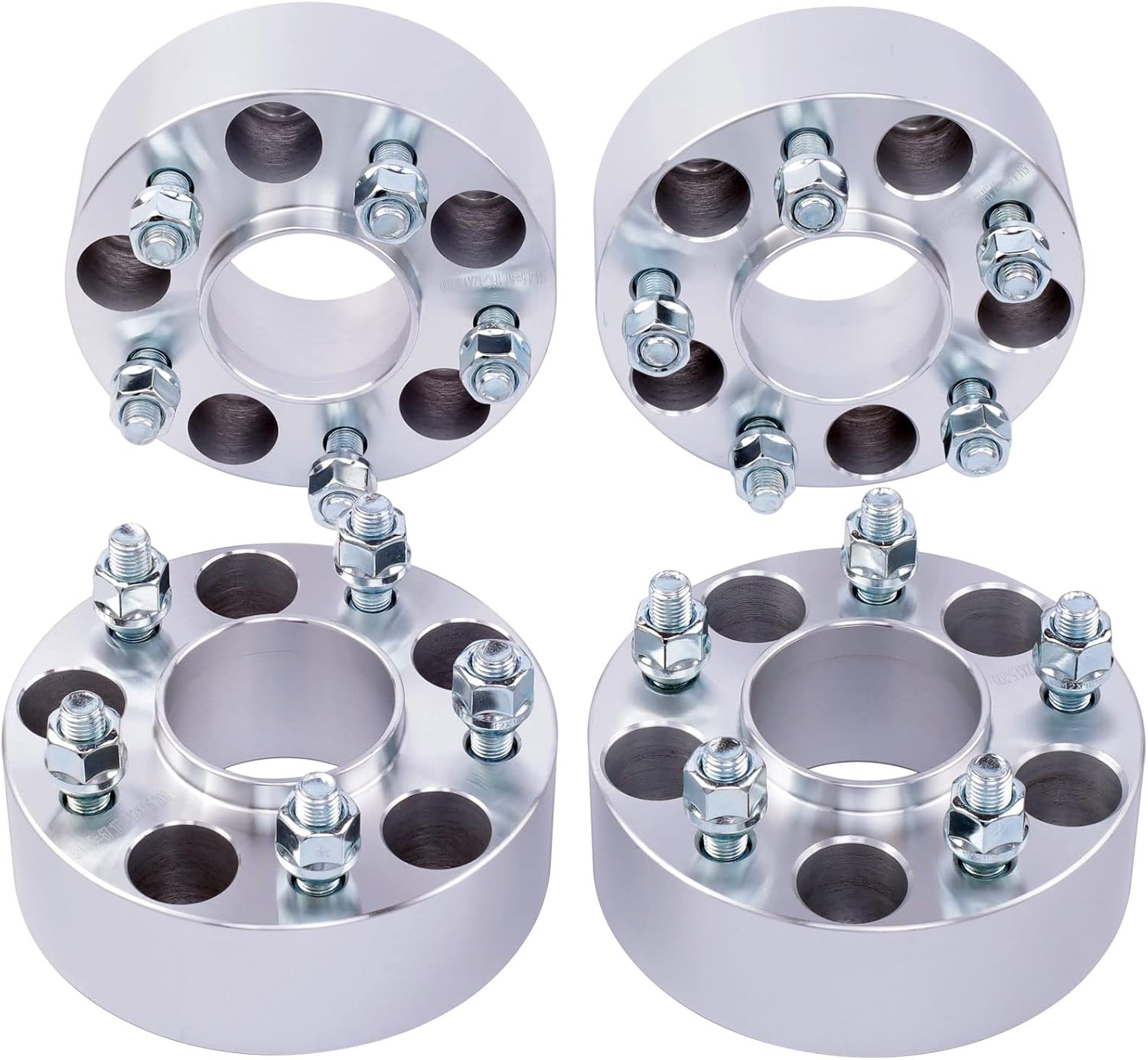 DCVAMOUS 4PC 5x115 Hubcentric Wheel Spacers 2 Inch with 14x1.5 Studs 71.5mm Hub Bore Compatible with Dodge 5 Lug for 2005-2022 300 | 2004-2008 Magnum | 2006-2022 Charger | 2009-2022 Challenger