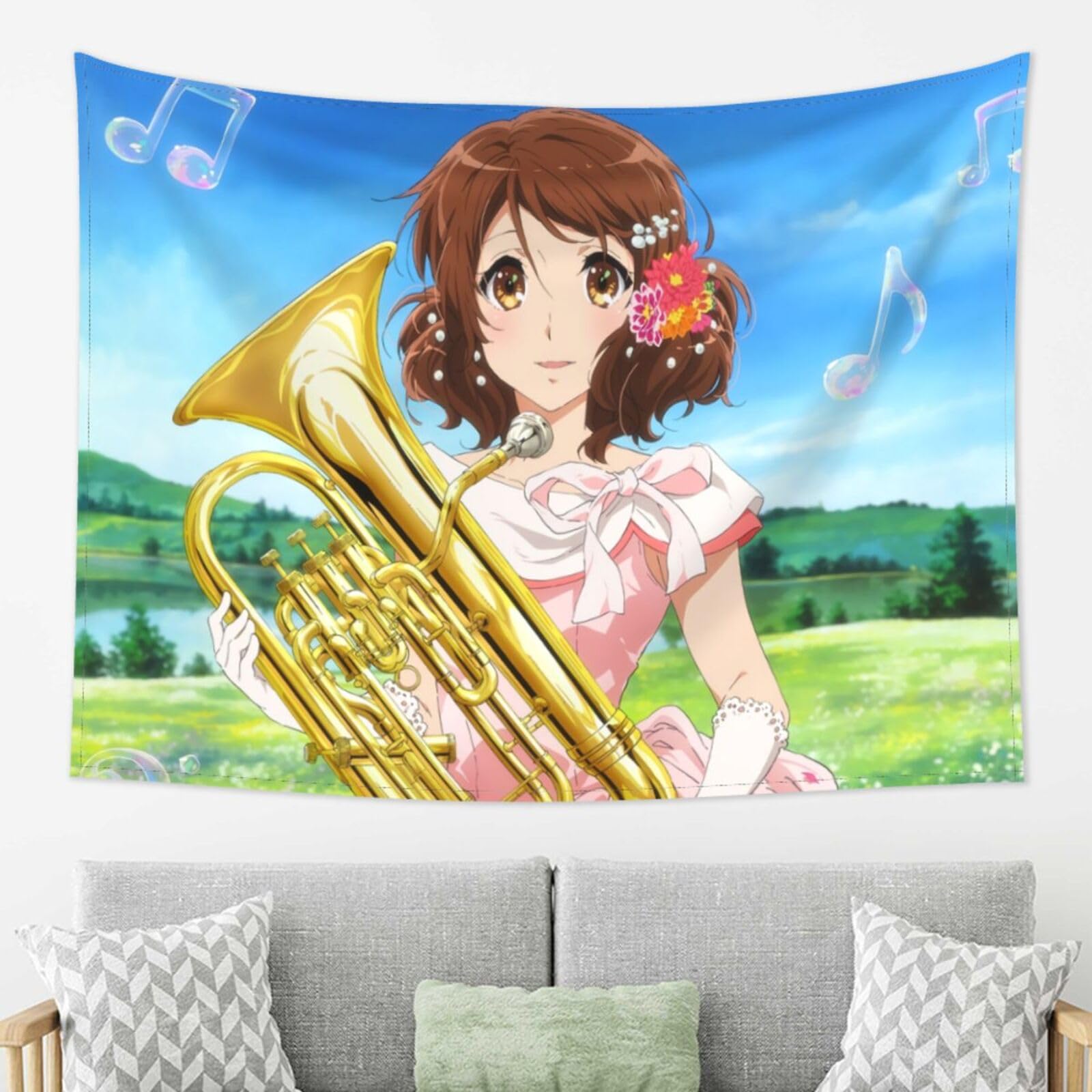 Amazon.co.jp: タペストリー 布ポスター 響け!ユーフォニアム 黄前