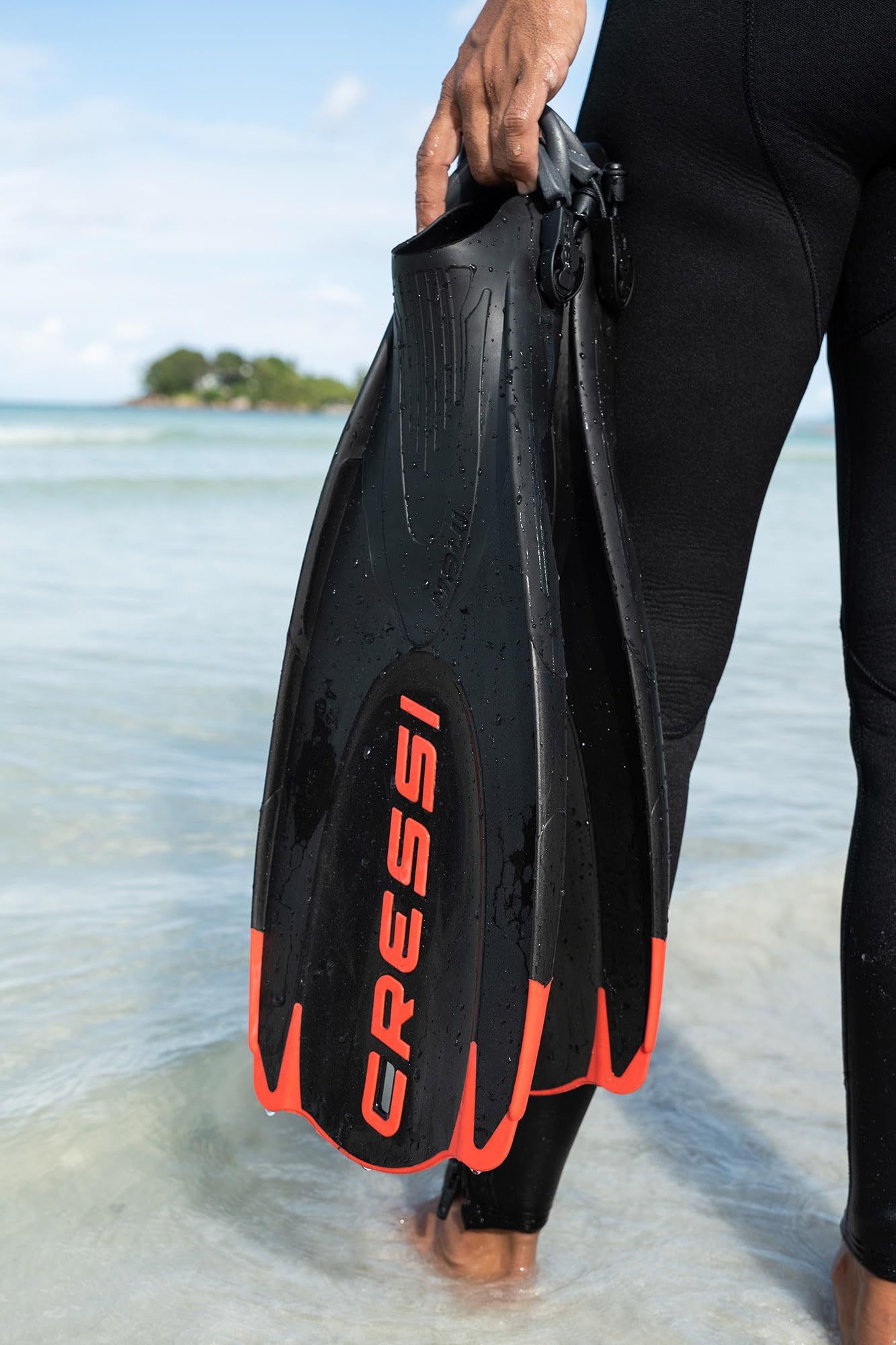 CRESSI Maui Short Fins - Pinne Corte Regolabili destinate a Nuoto e Snorkeling, Unisex Adulti
