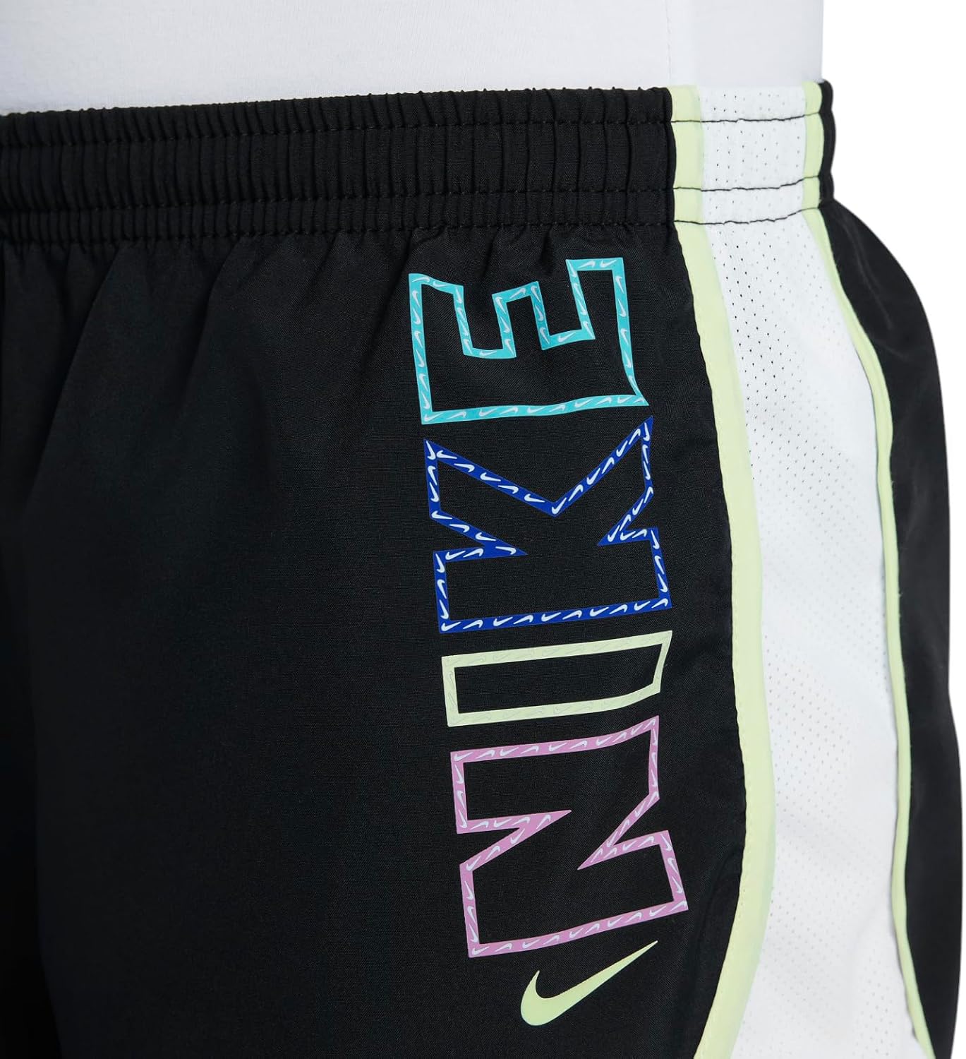 Nike Girls Dri-Fit Tempo Graphic Running Shorts