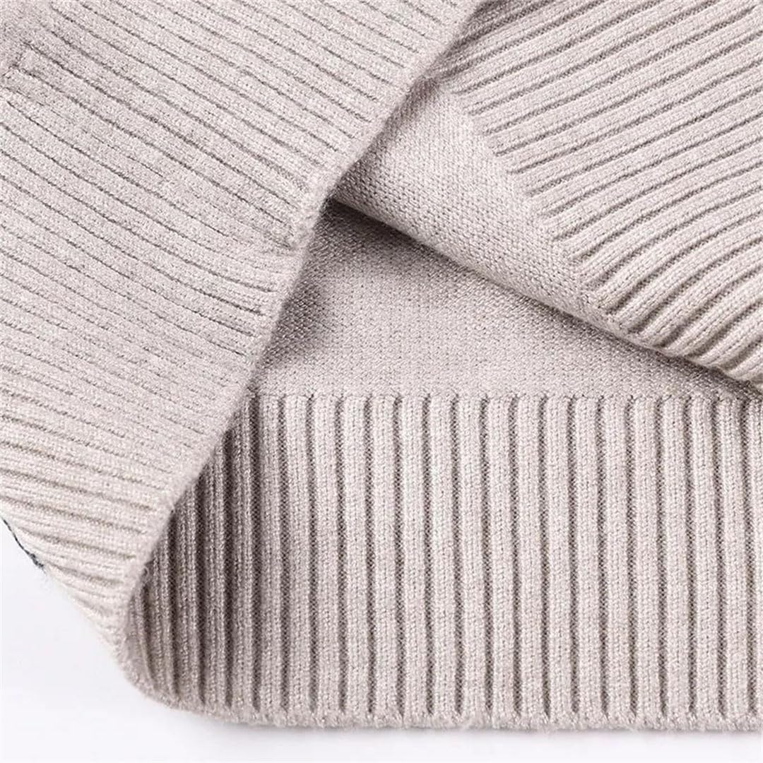 Men's Wool Turtleneck Bottom - Solid Knitted | Slim Fall Warm