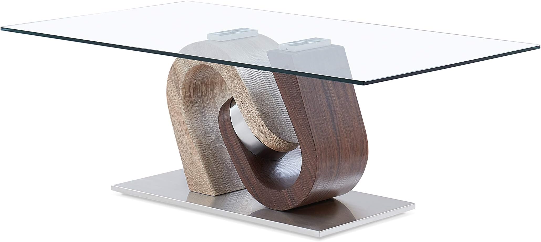 Global Furniture USA Global Furniture, Walnut Oak Coffee Table, Does Not Apply