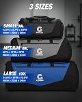 Gonex Gym Duffel Bag 60L with Shoe Compartment Wet Pocket, Large Capacity Sports Duffle Bag for Men Women, Workout & Travel Bag with Multiple Pockets, Black, Medium