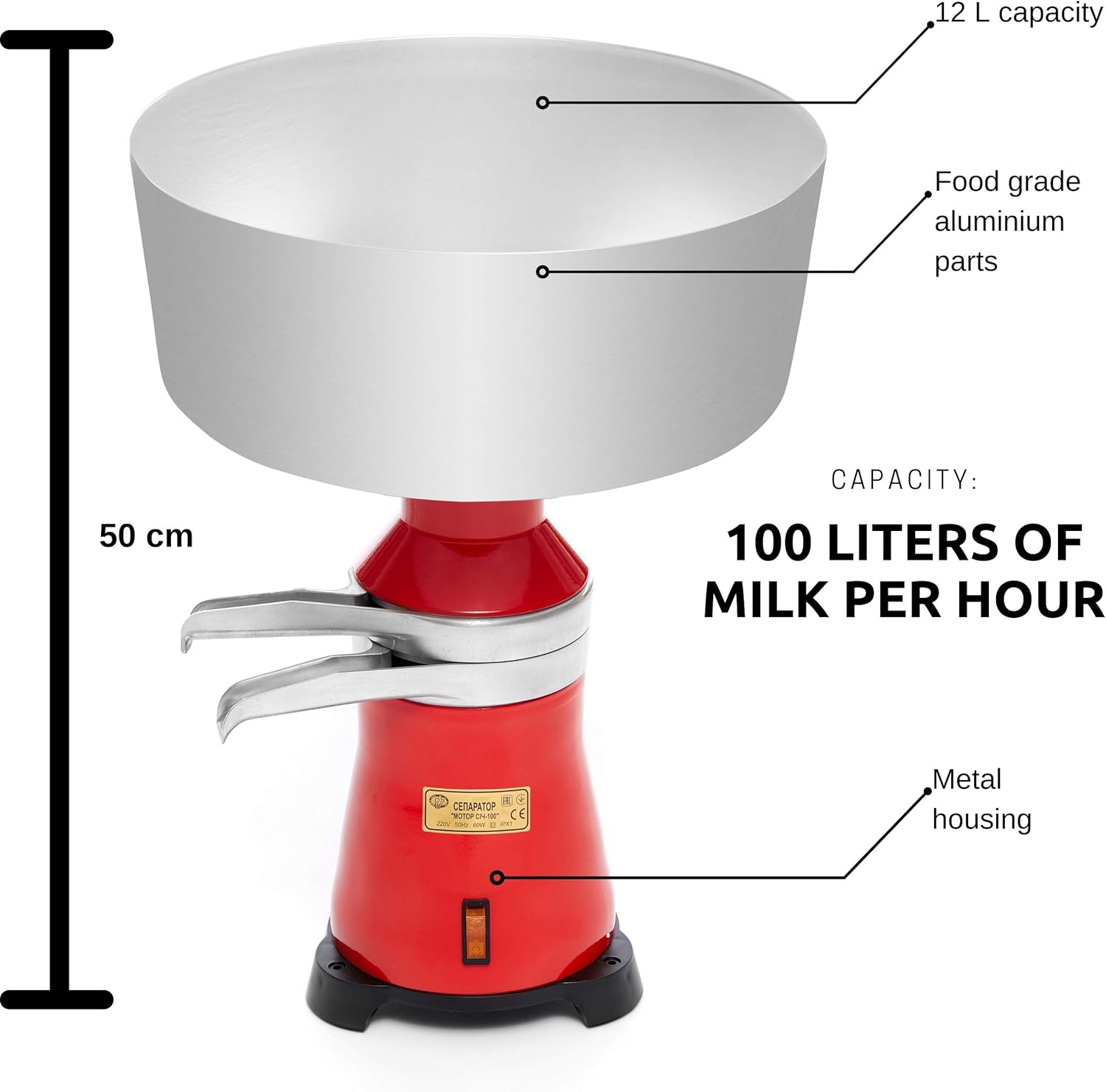 Electric cream separator Motor Sich 100-15 (115V)