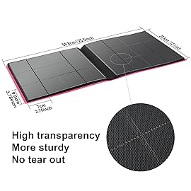 GEAoffice Card Binder 12 Pocket, 624 Pockets Trading Card Album Folder for Standard Cards, Side Loading Card Collection Folder for MTG, TCG, Sport Cards, Rose Pink