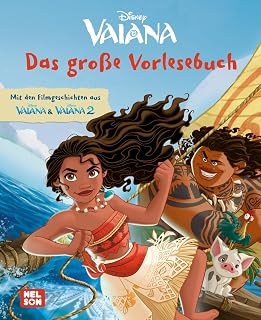 Disney Vorlesebuch: Vaiana: Das große Vorlesebuch: Mit den Filmgeschichten aus Vaiana 1 und 2! | Vorlesegeschichten zu beiden Filmen und zwei weitere Vaiana-Abenteuer ab 3 Jahre