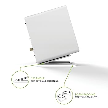 Kanto YU2 DAC内蔵 パワードスピーカー ホワイト+スタンド S2 Kanto Audio デスクトップ スピーカースタンド S2 ホワイト