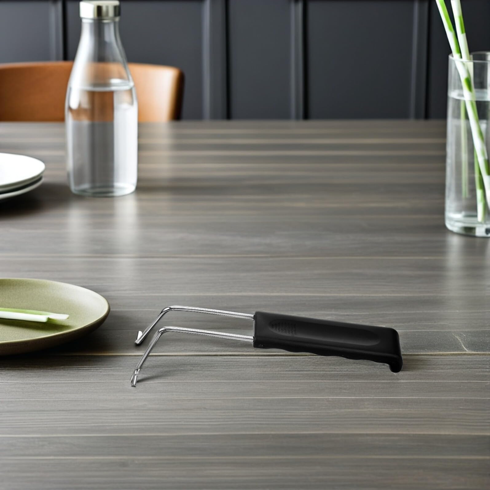 Sosoport Manico Ricambio Cestello Friggitrice Antiscivolo Resistente al Calore Set 3 Pezzi 25 Cm Accessorio Cucina per Uso Domestico Sicurezza e Facilità D’uso