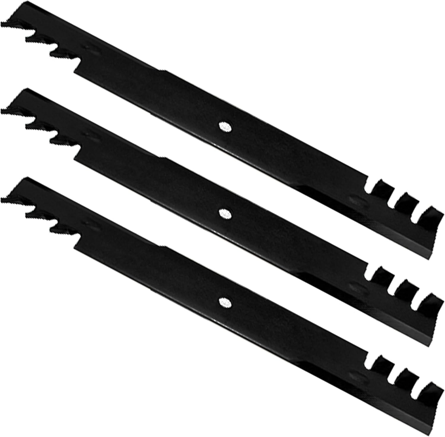 Mr Mower Parts Lawn Mower Blade Set for Gravely 60" Cut HD Tooth Mulcher # 046999, 052929, 08866900, 08979600, 08979651, 46999, 52929, 886690, 89796, 8979600, 8979651