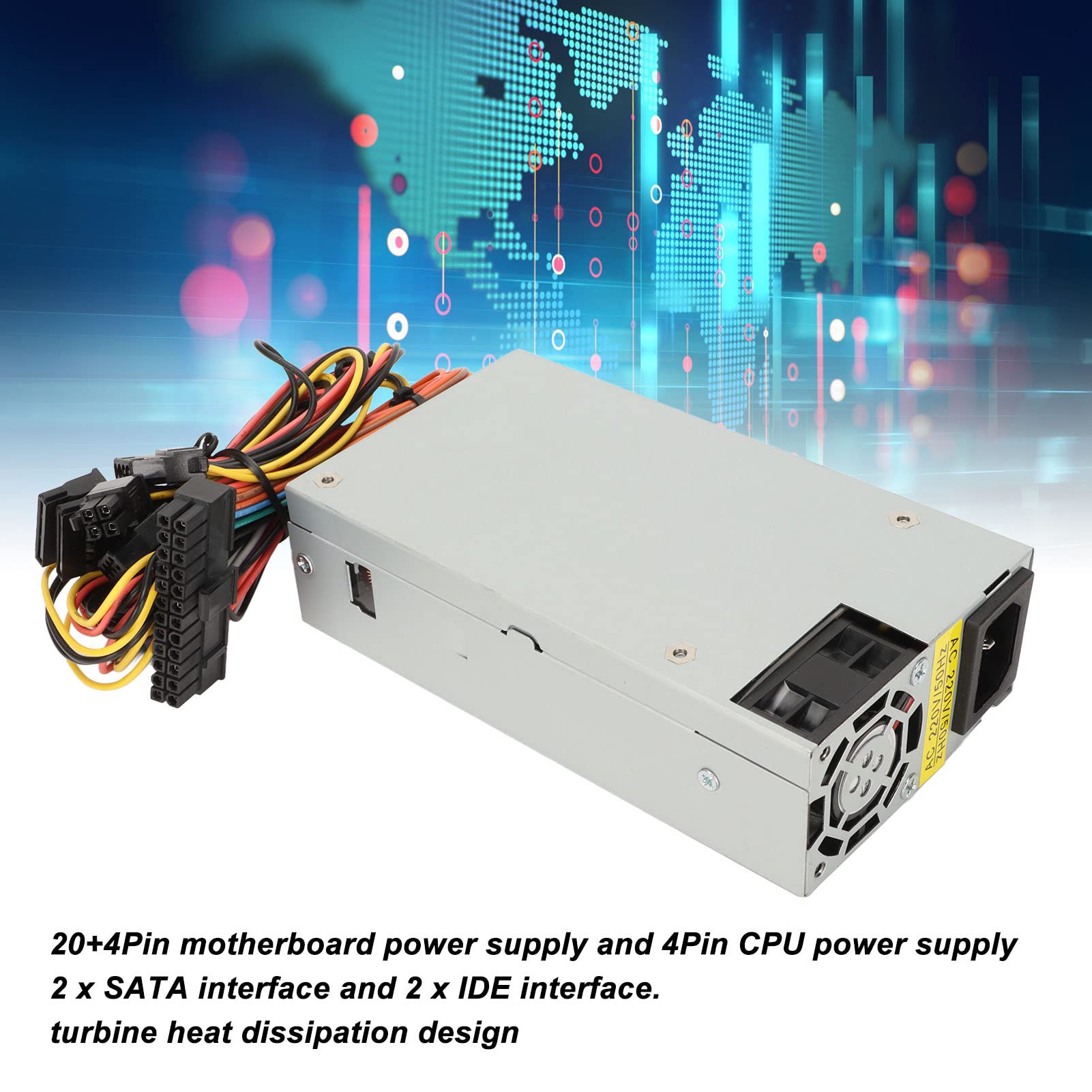 270W Server Power Supply FSP270 60LE 1U PSU Flex ATX NAS Shuttle 24-Pin 4 PIn - Foto 9