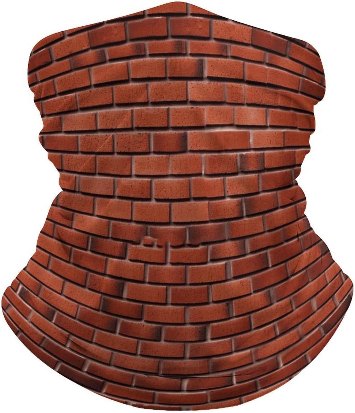 Red Brick Wall Neck Gaiter for Men Women,Head Wrap Seamless&Versatile,Sun Protection Headwear for Fishing Cycling