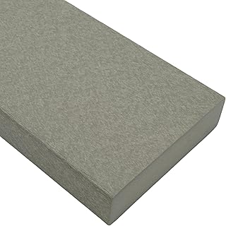 BuyPlastic Tangent Poly Lumber - Light Gray, 2x4 (1.5" x 3.5"), 72" Length - HDPE Plastic Board for Outdoor Furniture and More