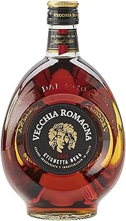 Vecchia Romagna Etichetta Nera 70cl - Brandy con doppio invecchiamento, gusto elegante e deciso. 38% vol.