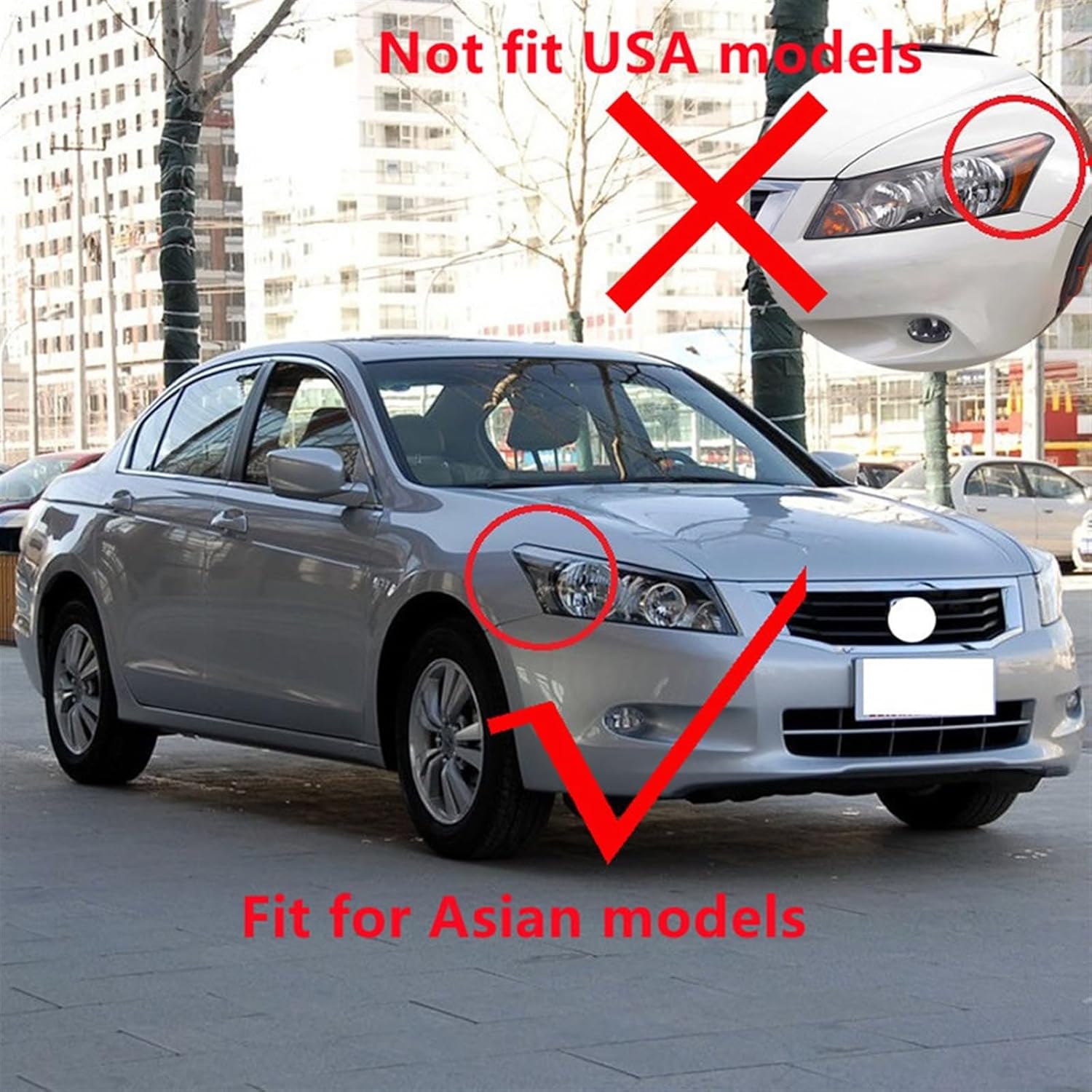 Compatible For Accord 2008-2016 Car Rearview Side Mirror Cover Wing Cap Exterior Door Rear View Case Trim Sticker Carbon Fiber Look