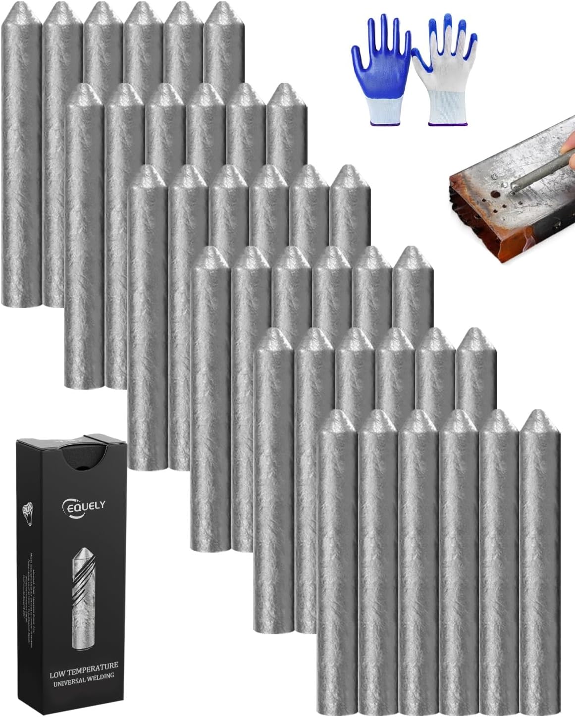 Varillas universales para soldar baja temperatura 36 piezas