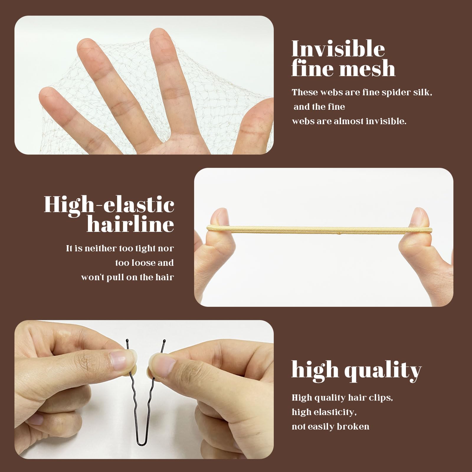 SAIIURV 183 Pack Hair Bun Net Donuts Makers Set - Image 3