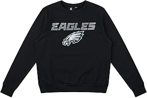 FOCO NFL Women's Sequin Bling Sweatshirt: Radiate Team Spirit with Every Sparkle