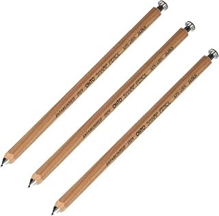OHTO Mechanical Pencil Sharp Natural Wood Color 0.5mm, (APS-250N) × 3