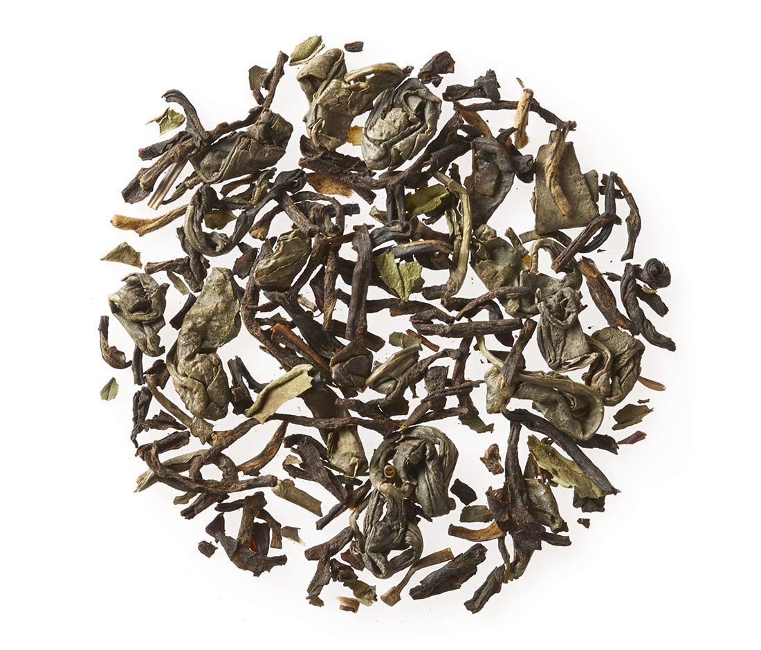 Golden Moon Tea Organic Vanilla Mint Tea - Loose Leaf, Non-GMO - 1 Pound (192 Servings)
