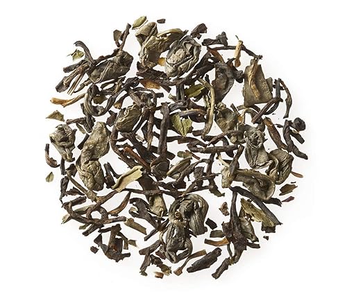 Miniatura 3 de Golden Moon Tea Té orgánico de menta y vainilla  Hoja suelta, sin OMG  1 onza