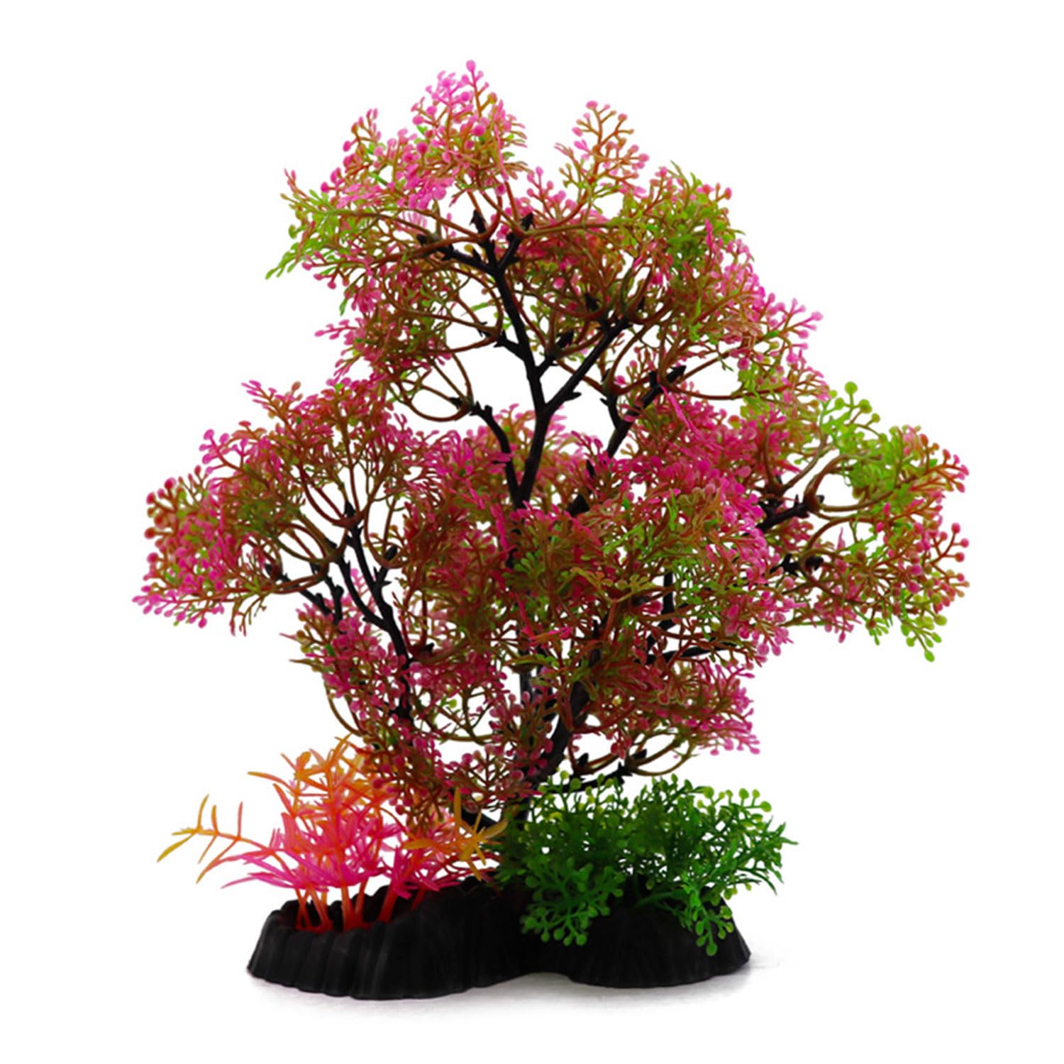 JDCMEI Aquarium Artificial Plants Seaweed, 25cm Aquarium Simulation Artificial Green Plant Water Grass Realistic Artificial Plastic Water Plants for Fish Pond & Aquariums, Aquarium Decoration
