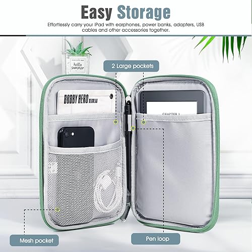 Miniatura 3 de TiMOVO Funda protectora para tablet de 6 a 7 pulgadas para Kindle PaperwhiteColorsoft Signature Edition, funda protectora con bolsillo para Kindle