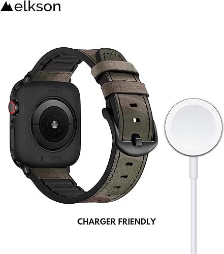 Miniatura 57 de elkson Compatible con Apple Watch 46mm Carcasa Bumper, Quattro Series Carcasa Resistente para Apple Watch y iWatch Series 11 10, Funda Protectora