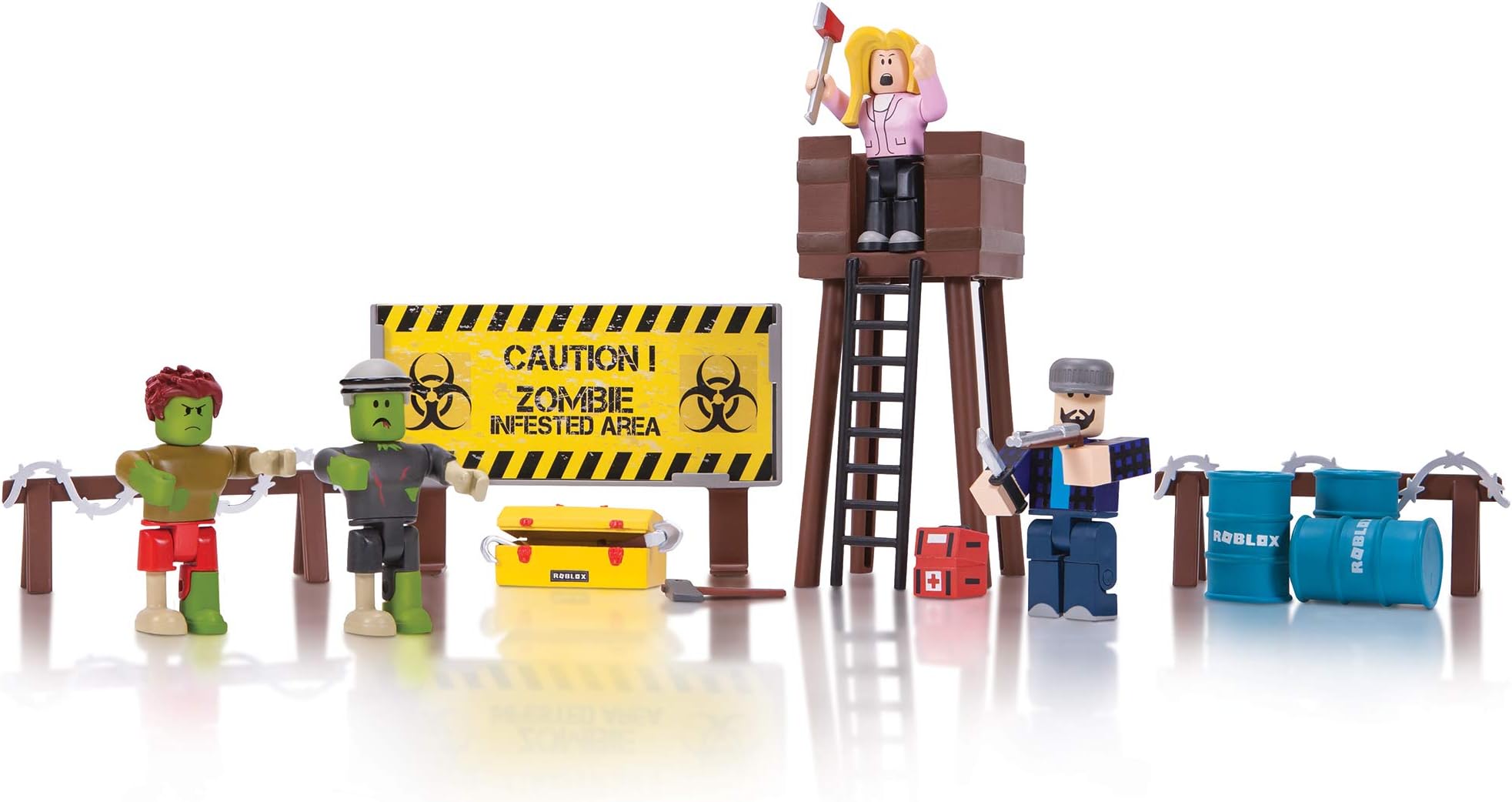 Action Collection - Zombie Attack Playset [Includes Exclusive Virtual Item]