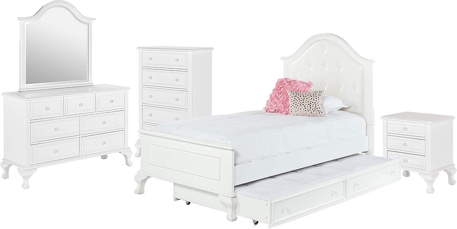 Abbey Avenue 5 Piece Bailey Panel with Trundle Bedroom Set