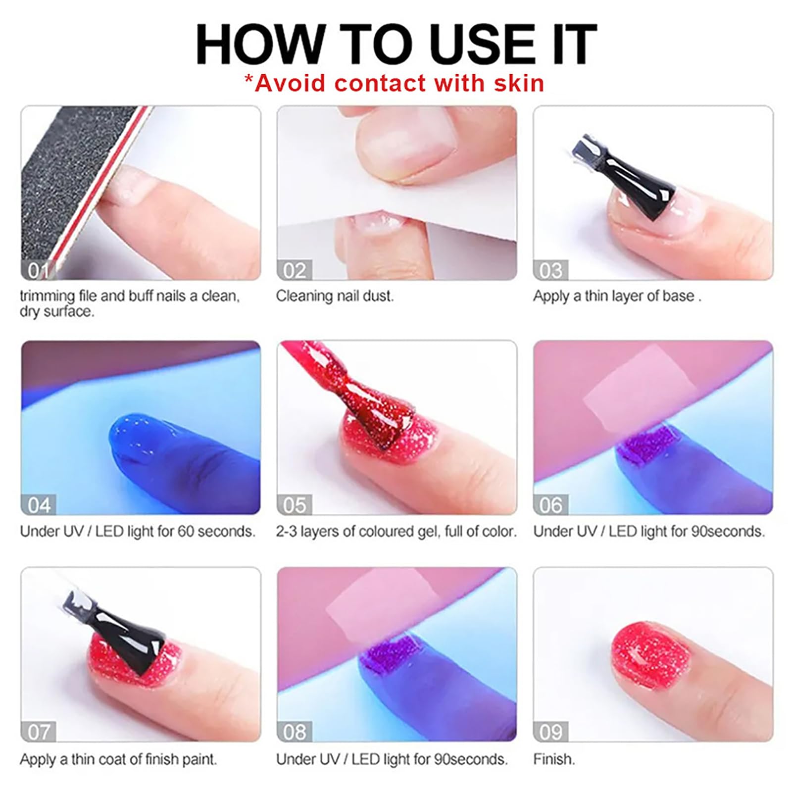 Liner Gel Nail Art Spider UV Gel 4 szt. zestaw do manicure francuski lakier do paznokci UV