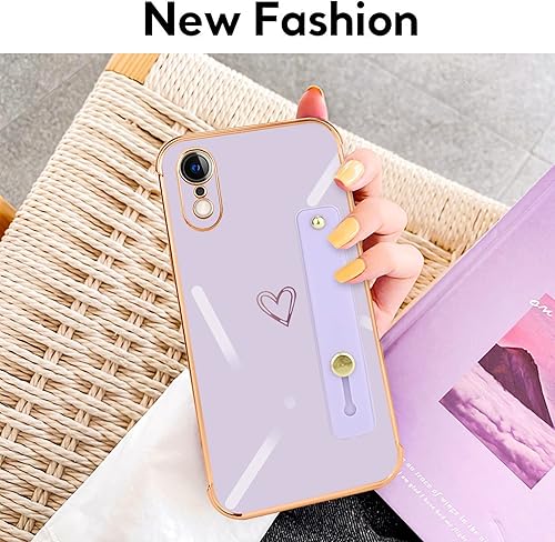 Miniatura 4 de Uioeua Funda delgada compatible con iPhone XR para mujeres y niñas, con revestimiento de TPU suave, funda delgada antiarañazos, a prueba de golpes,
