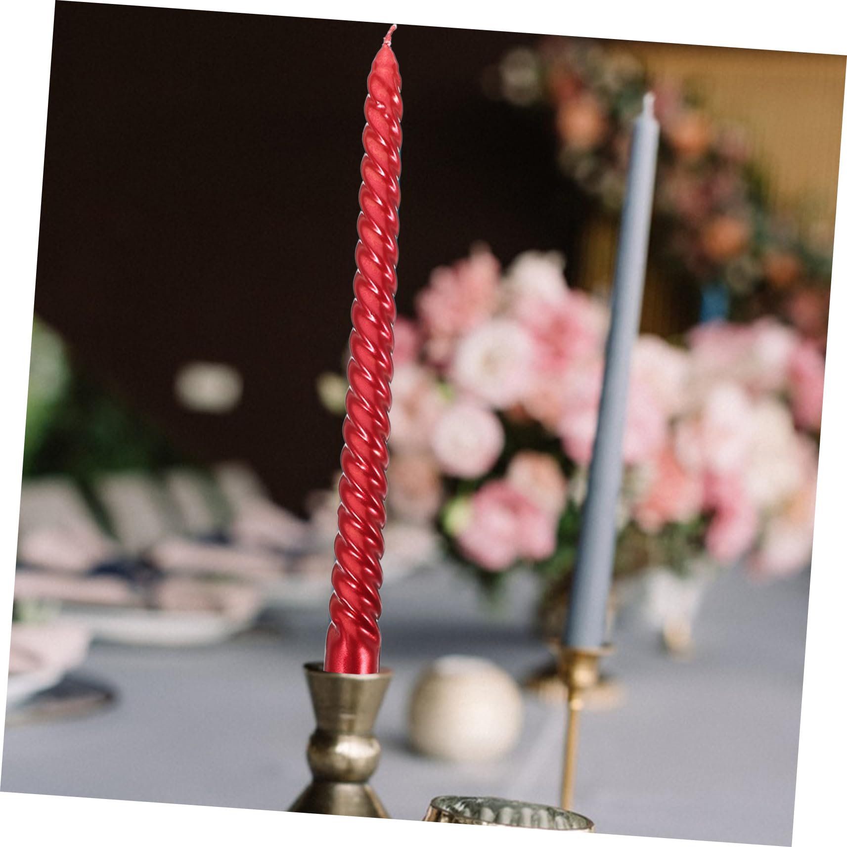 Candele Decorative A Vite Lunghe Filettatura Candele Coniche A Spirale Per A Casa E Matrimoni