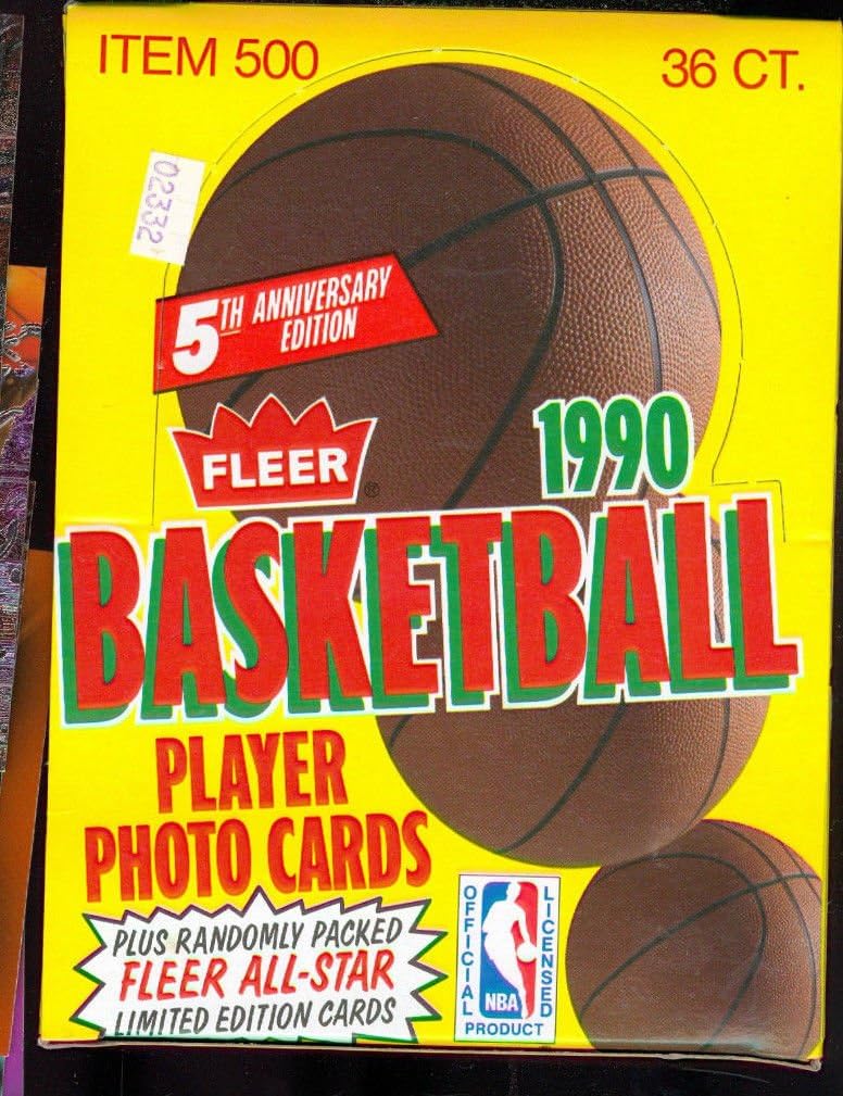 fleer 1990 basketball cards