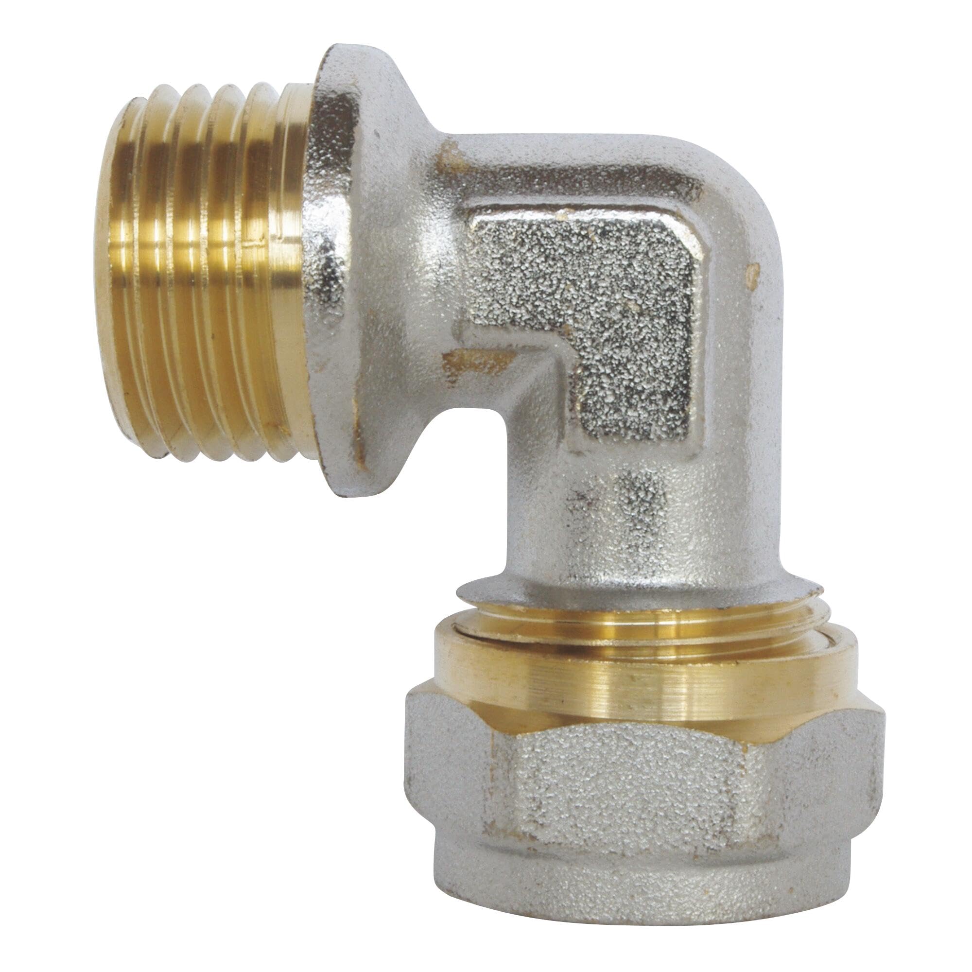 SOMATHERM FOR YOU - 3774-20-15S - Compressione a gomito per tubo Ø20 multistrato - Maschio 15/21 (1/2 '')